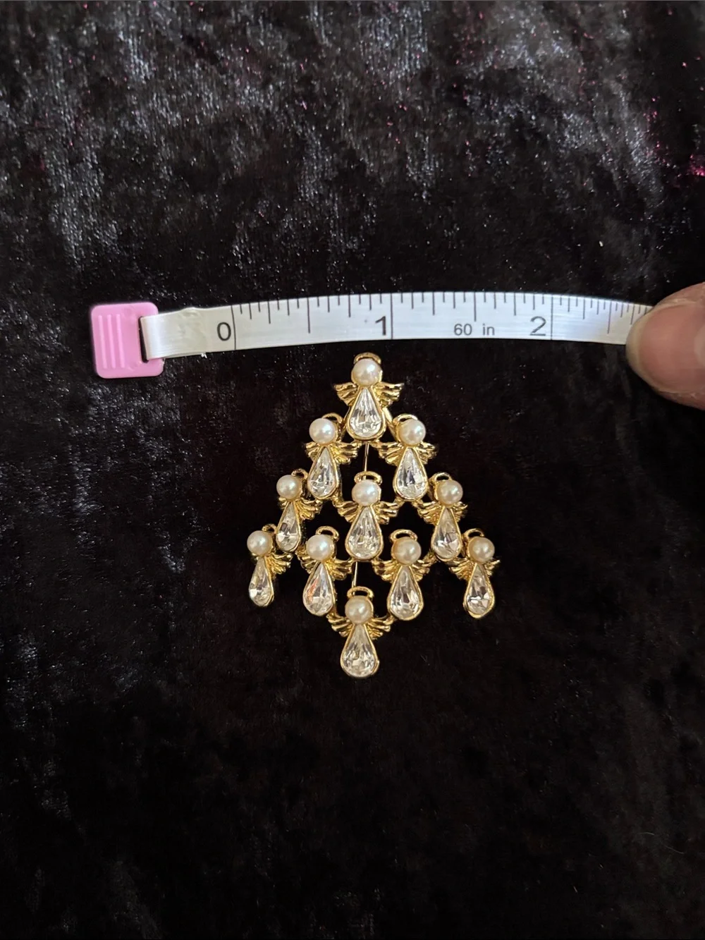 Vintage Nina Ricci for Avon Angel Christmas Tree Brooch
